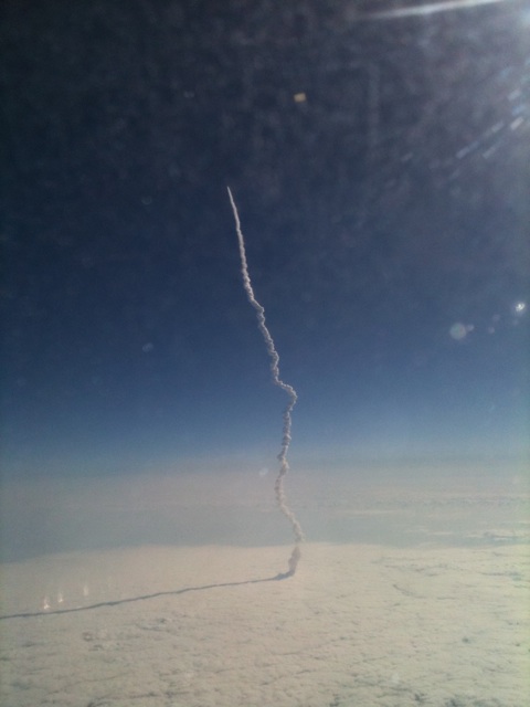 Here's another Photo of the shuttle from my plane.  on Twitpic