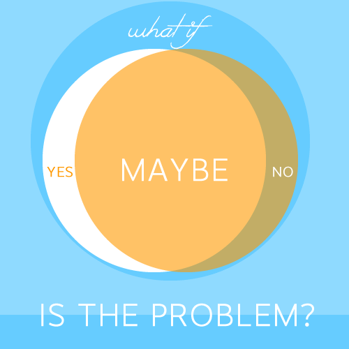 What if Maybe is the Problem?