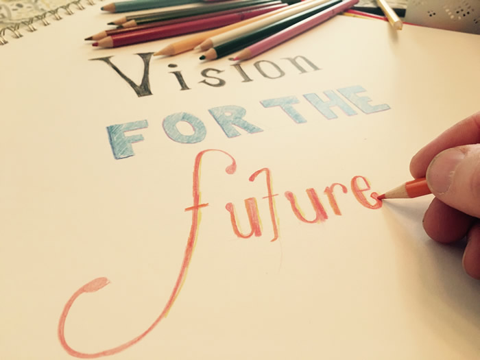 Vision board for the future